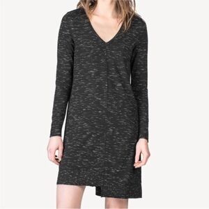 LILLA | P Asymmetrical Jersey Knit Space Dye Dress